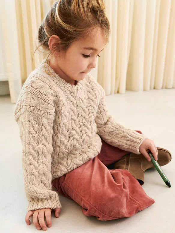 Sandnes Strikkeopskrift 2401 NR. 1 - Bonnie Sweater