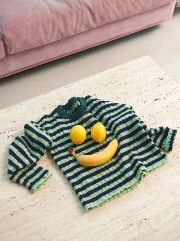 Sandnes Strikkeopskrift 2401 NR. 2 - Sedrick Sweater Junior