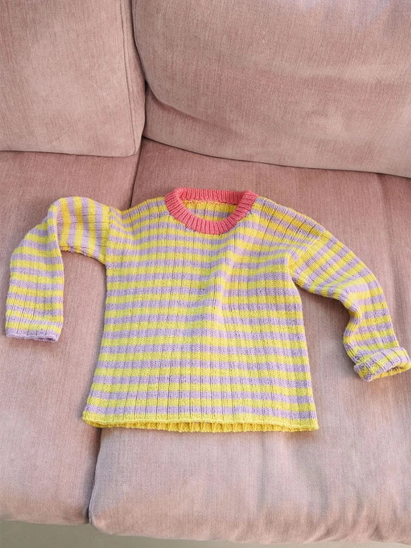 Sandnes Strikkeopskrift 2401 NR. 2 - Sedrick Sweater Junior