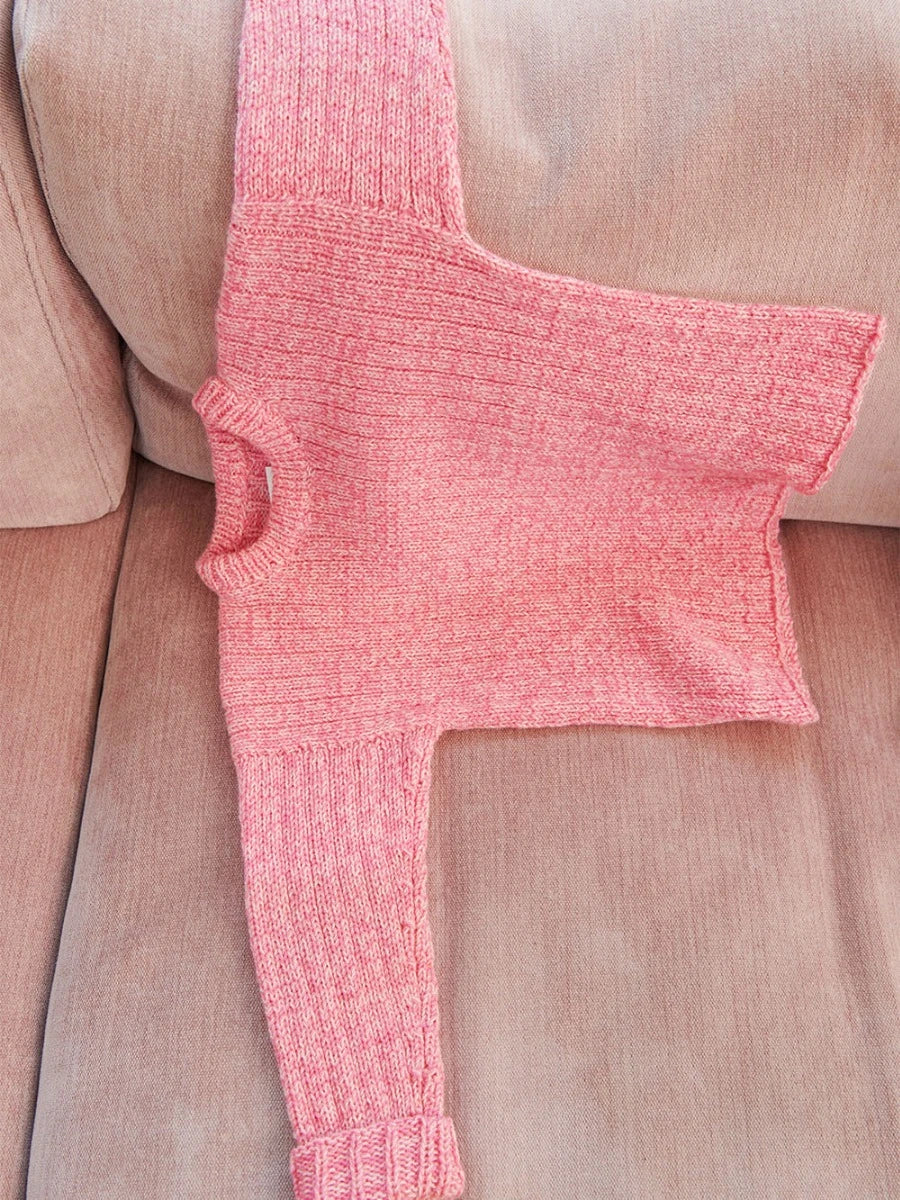 Sandnes Strikkeopskrift 2401 NR. 4 - Finnick Sweater Junior