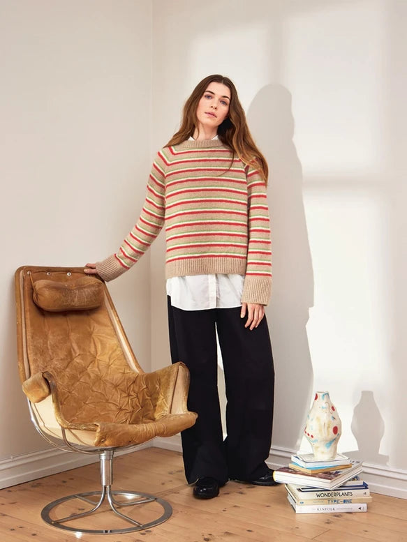 Sandnes strikkeopskrift 2403 NR. 12 - North Sweater