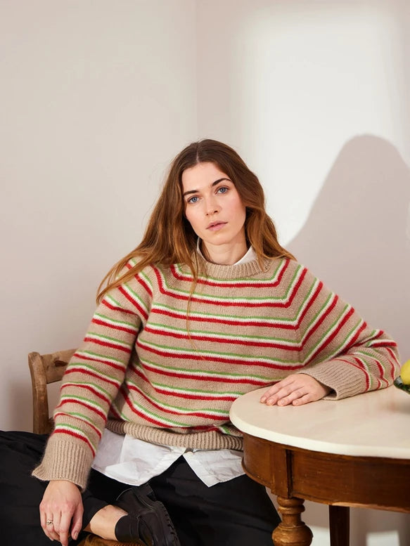 Sandnes strikkeopskrift 2403 NR. 12 - North Sweater