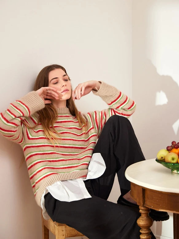 Sandnes strikkeopskrift 2403 NR. 12 - North Sweater