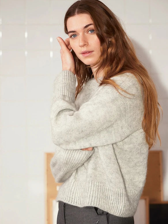 Sandnes strikkeopskrift 2403 NR. 13 - Heather Sweater