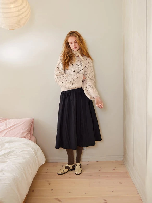 Sandnes hækleopskrift 2403 NR. 6 - Fleur Sweater