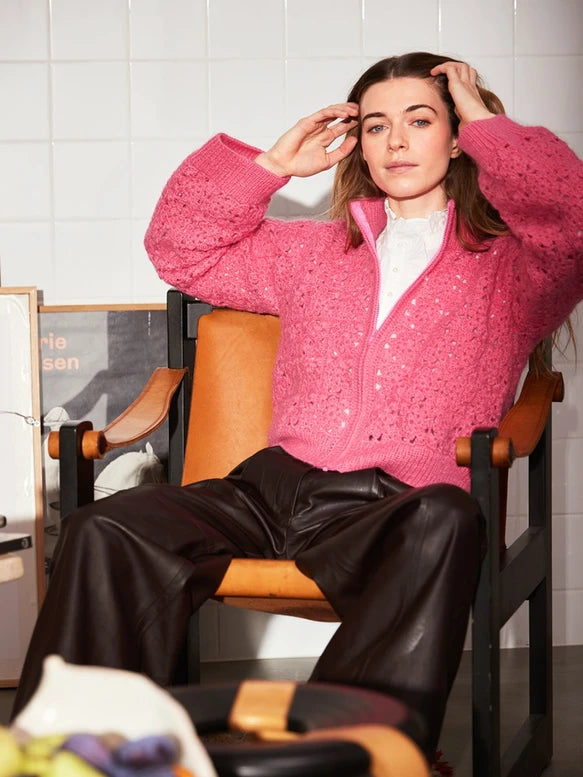 Sandnes hækleopskrift 2403 NR. 9 - Fleur Cardigan