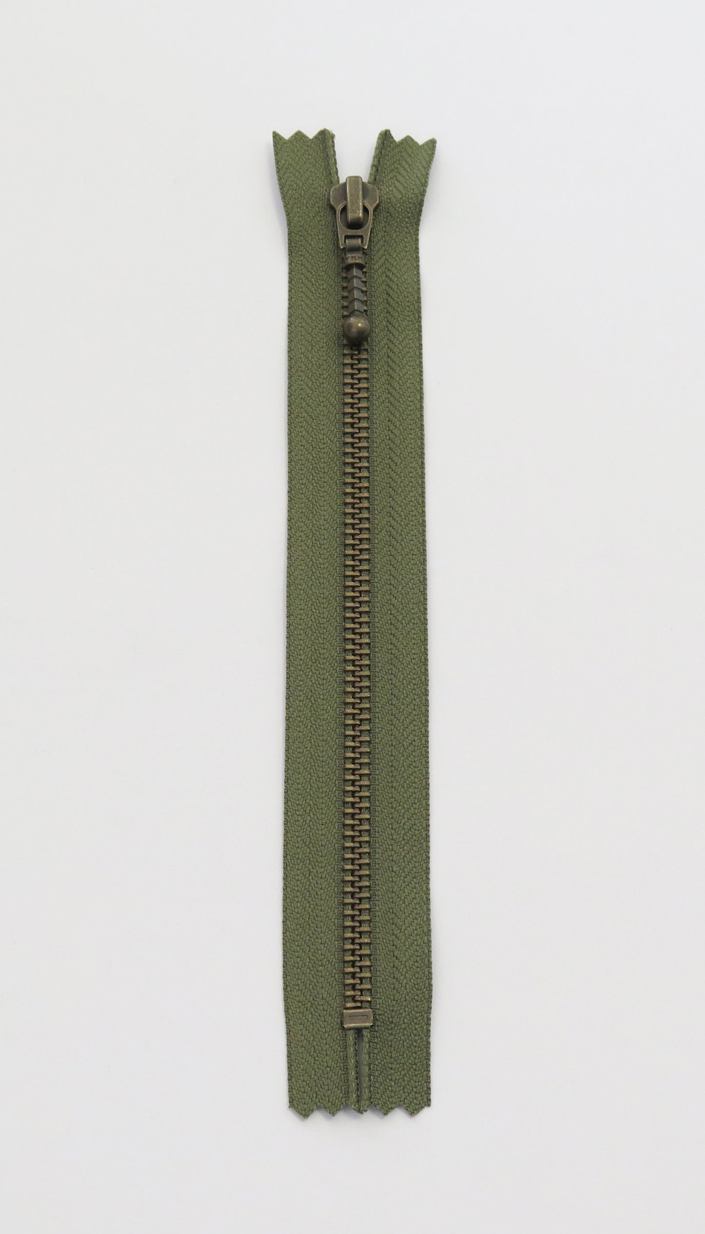 Lynlås - 35 cm - Army Grøn