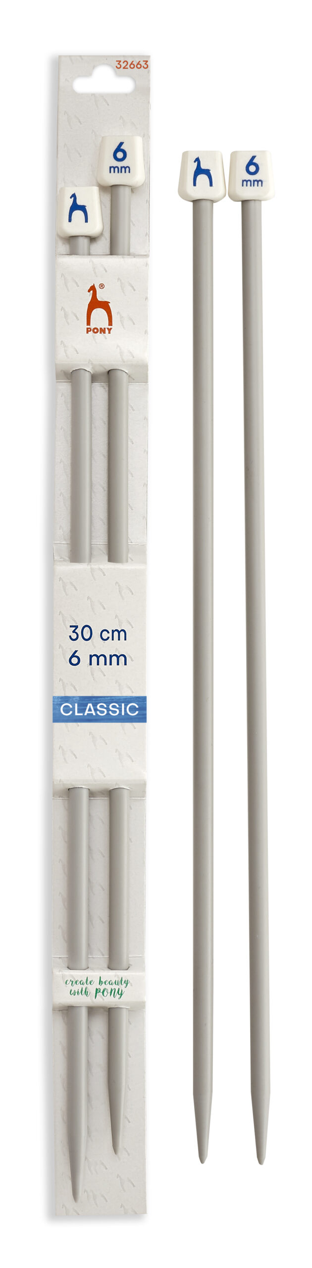 Pony - Jumperpinde plastic 30 cm