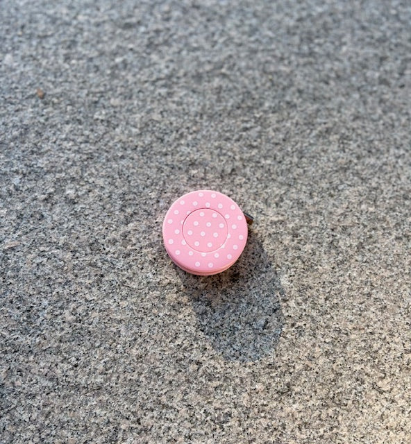 Målebånd - Polka Prik - Lyserød