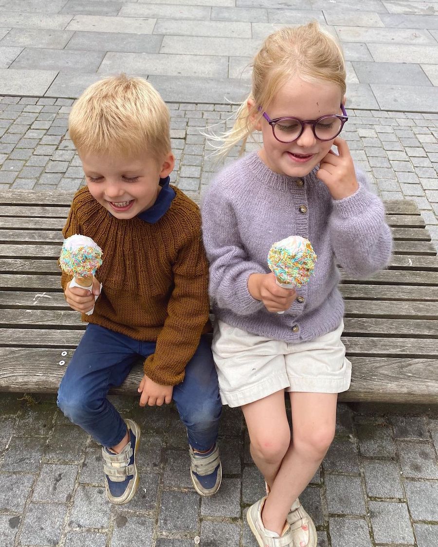 PetiteKnit - Novice Cardigan Junior - Mohair Edition