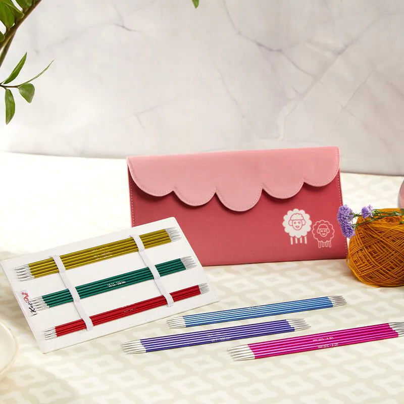 KnitPro Zing - Strømpepindesæt - 20 cm