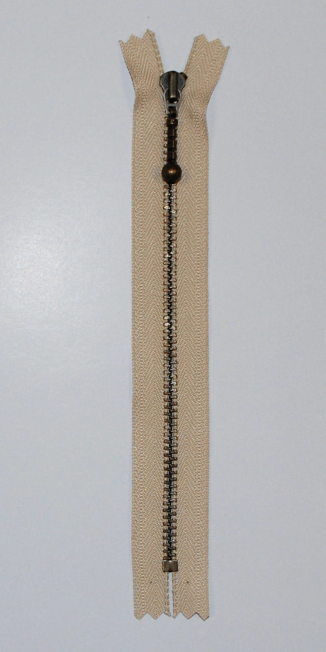 Lynlås - 14 cm - Sand