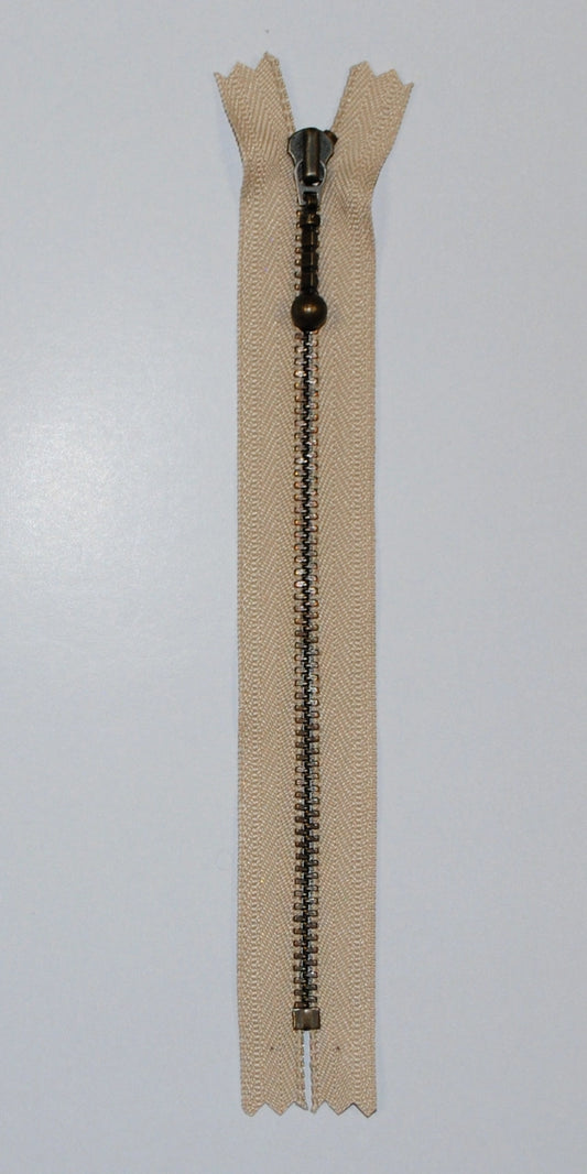 Lynlås - 14 cm - Sand