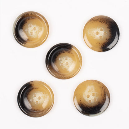 Knapper - Horn brændt - 23 mm