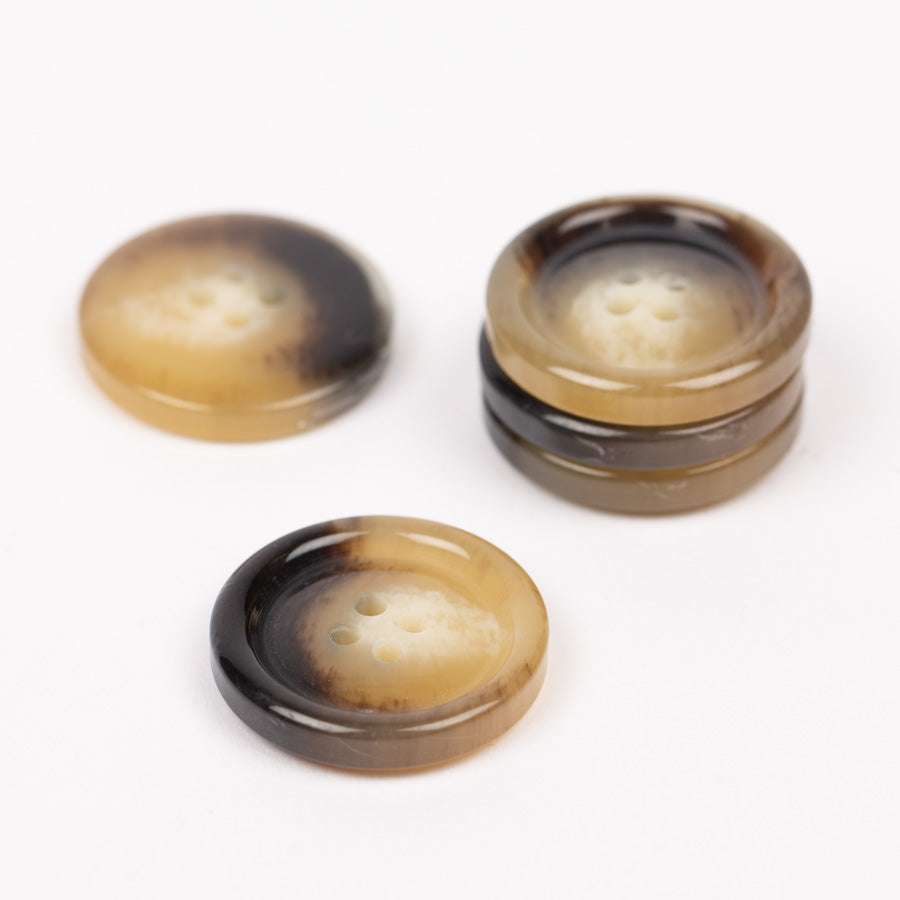 Knapper - Horn brændt - 23 mm