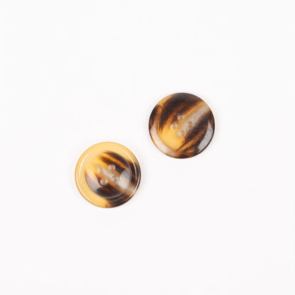 Knapper - Horn karamel - 18 mm