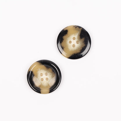 Knapper - Horn mokka - 23 mm