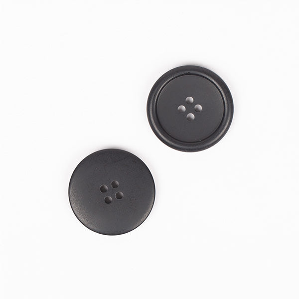 Knapper - Sort mat - 23 mm