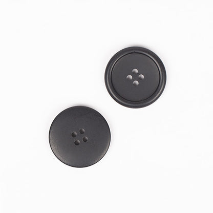 Knapper - Sort mat - 23 mm
