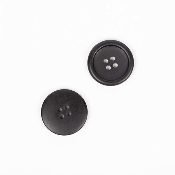 Knapper - Sort mat - 20 mm