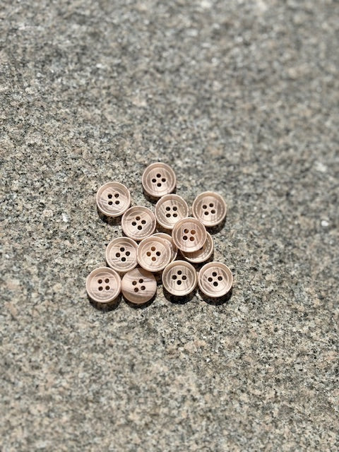 Knapper - Beige meleret - 18 mm