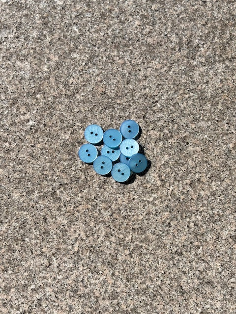 Knapper - Turkis - 15 mm