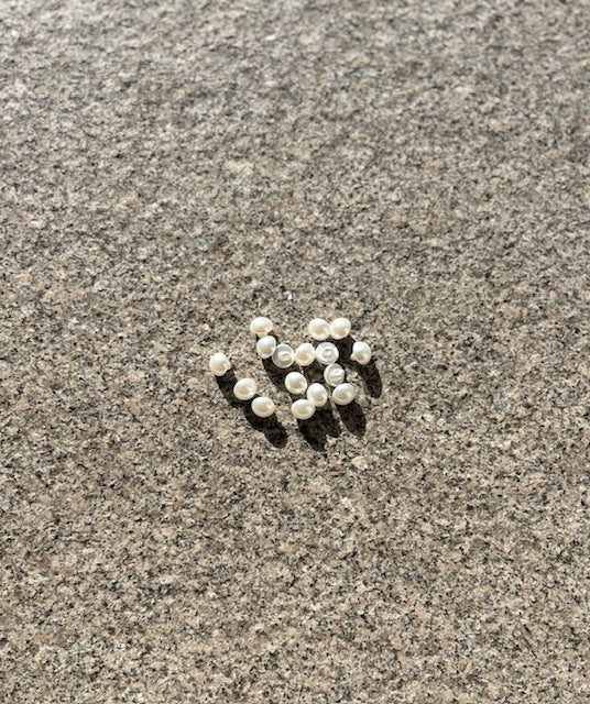 Knapper - perlemor - 9 mm