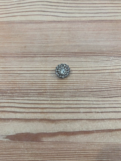 Knapper - Sølv med similisten - 15 mm