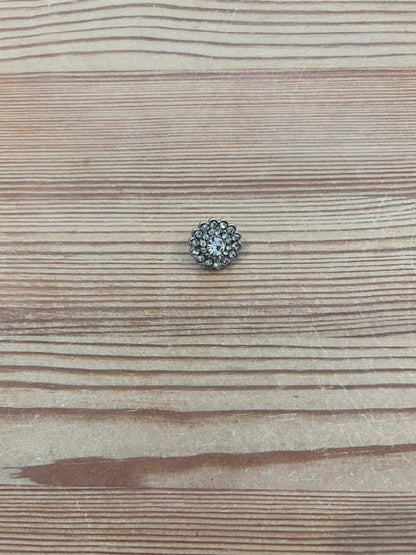 Knapper - Sølv med similisten - 15 mm