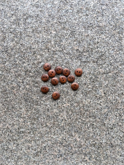 Knapper - Træ mørk - 13 mm