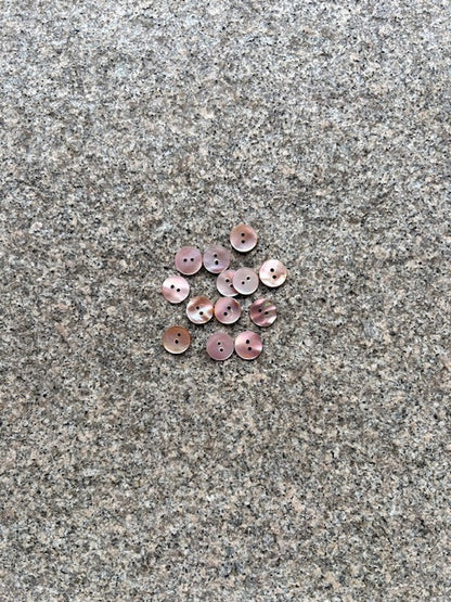 Knapper - perlemor - 13 mm