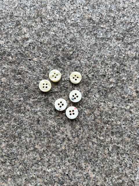 Knapper - perlemor - 12 mm