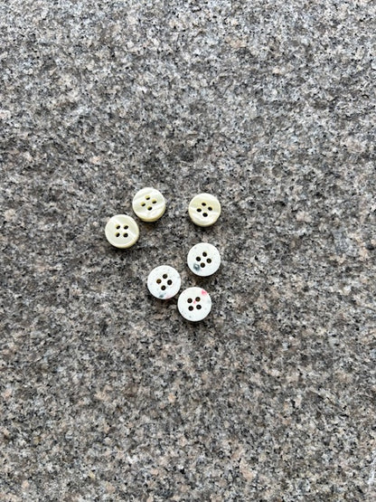 Knapper - perlemor - 12 mm