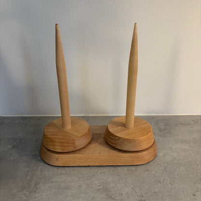 Garnholder Bøgetræ - dobbelt