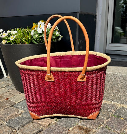 Kurvetaske - Sildebensflettet - Large