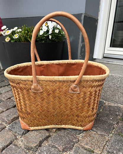 Kurvetaske - Sildebensflettet - Medium