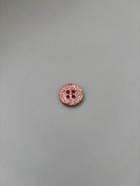 Knapper - Lyserød glimmer - 15 mm