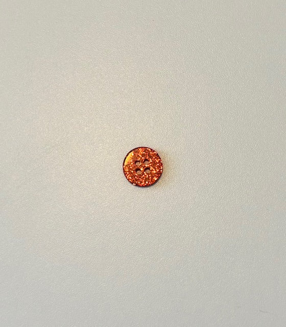 Knapper - Rød glimmer - 15 mm