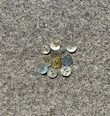 Knapper - Perlemor - 15 mm