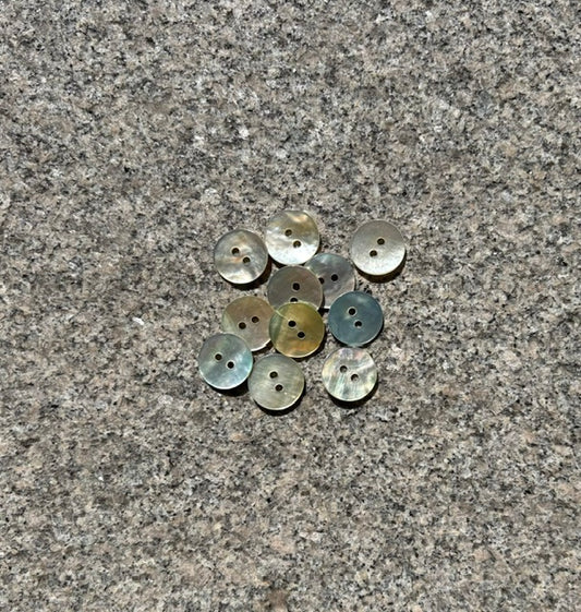 Knapper - Perlemor - 15 mm