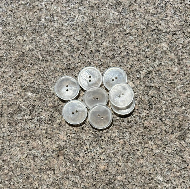 Knapper - Hvid - 23 mm