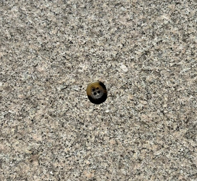 Knapper - Horn karamel - 15 mm