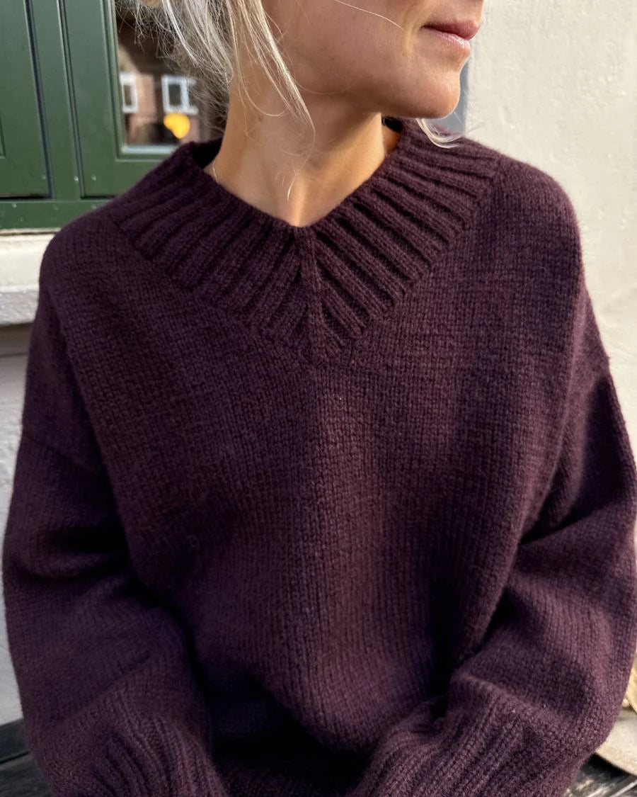 PetiteKnit - Hannah Sweater V-Neck