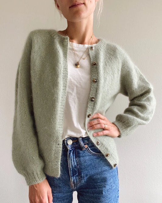 PetiteKnit - Novice Cardigan  - Mohair Edition