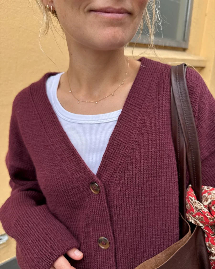PetiteKnit - Scarlet Cardigan