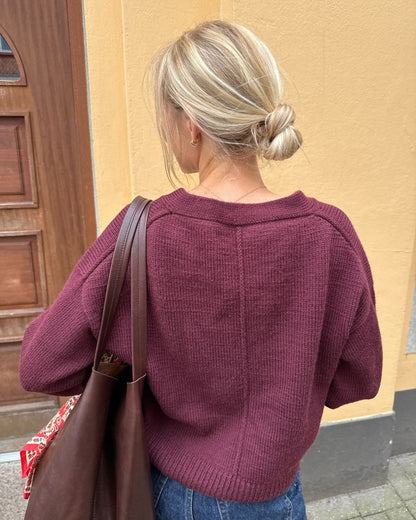 PetiteKnit - Scarlet Cardigan
