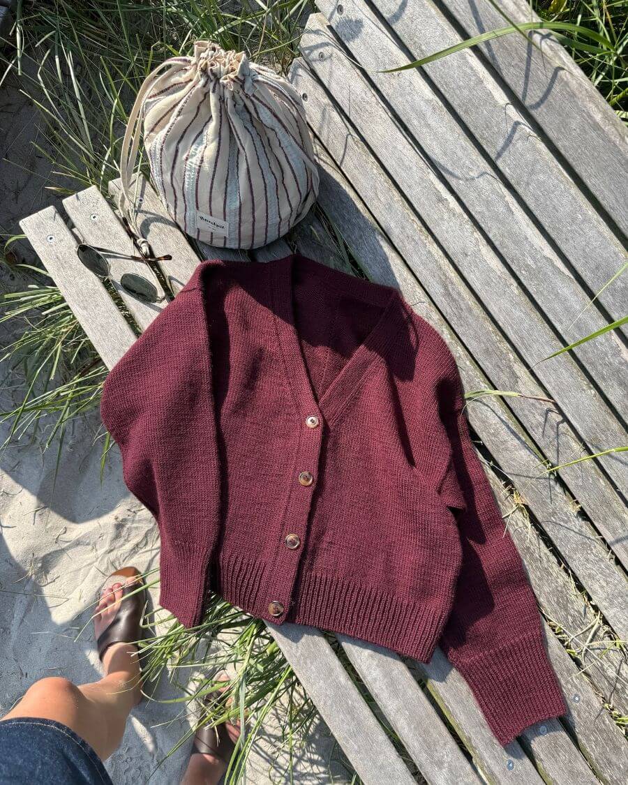 PetiteKnit - Scarlet Cardigan