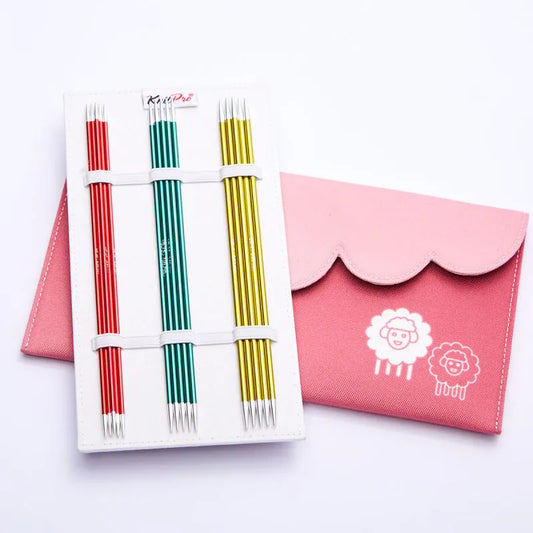 KnitPro Zing - Strømpepindesæt - 20 cm