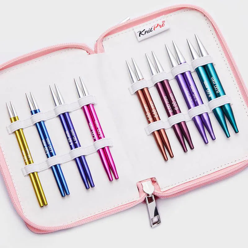 KnitPro Zing - Special sæt - Udskiftelig rundpinde - Kort 10 cm