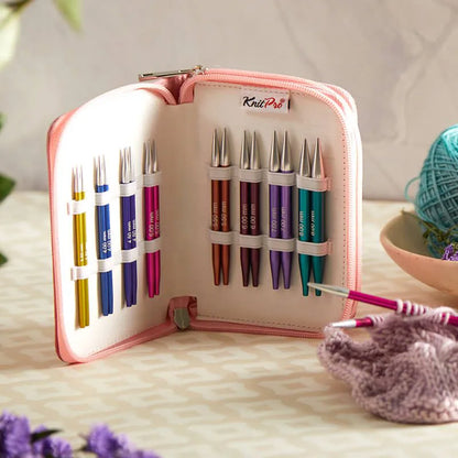 KnitPro Zing - Special sæt - Udskiftelig rundpinde - Kort 10 cm
